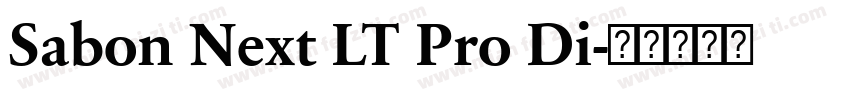Sabon Next LT Pro Di字体转换